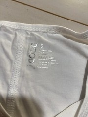 Mens Boody Tank Top Shirt Organic Eco Bamboo White Size Small Workout Exercise