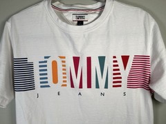 Tommy Hilfiger Men’s Size Small Flag Colorful Short Sleeve T-Shirt 100 Cotton S