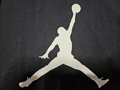 $73 NIKE AIR JORDAN JUMPMAN CREW T-SHIRT & PRO SNAPBACK SET BLACK WHITE sz M