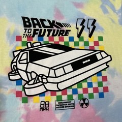 Back To The Future Universal Studios Park Tie-Dye Shirt Size Small Delorean