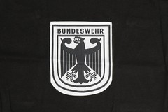 GERMAN MILITARY TANK TOP SHIRT BUNDESWEHR BLACK COTTON PHYSICAL TRAINING P.T.U