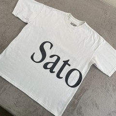 SATOSHI NAKAMOTO Logo T Shirt Men Large White Crew Neck Made in USA Short Sleeve