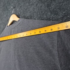 Naturalife Henley Shirt Mens XXL Gray Cotton Blend Long Sleeve Regular Fit 2429
