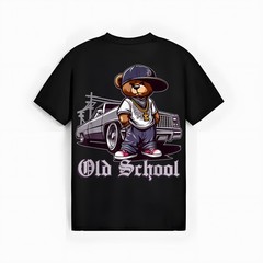 OLD SCHOOL Hip Hop Teddy Bear Lowrider Chicano Culture Cute T-Shirt