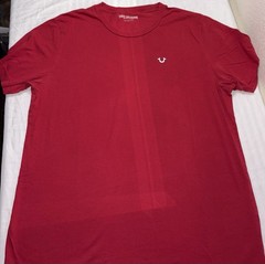 True Religion Buddha Guitar Graphic T-Shirt Red