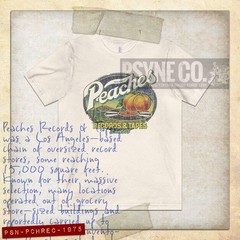 Peaches Records & Tapes 1975 Vintage Men’s T-Shirt