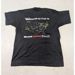 Vintage Microsoft Windows NT 4.0 Saw It First Tour t-shirtSize: XL