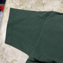 John Deere Logo T-Shirt L Deer Pine Green 100% Cotton Farmer Mens Short Sleeve