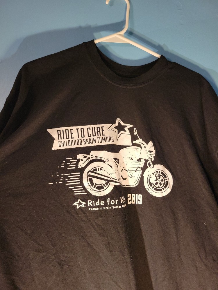 Ride To Cure Childhood Tumors Charity Event Mens T Shirt Size 2XL