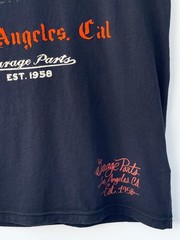 Christian Audigier Men’s T-Shirt Black Biker Garage Parts Motorcycle Y2K Size M