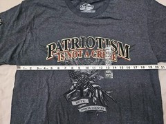 7.62 Design Military Apparel Mens Short Sleeve Patriot Graphic Tee T-Shirt LG