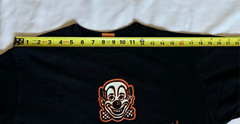 Vintage Normal People Scare Me Shirt Black Medium Clown Funny Skate Grunge Punk