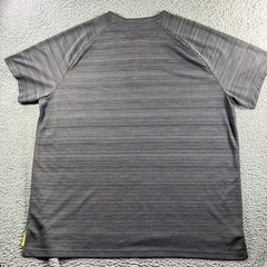 THE FOUNDRY SUPPLY CO HENLEY T SHIRT MENS 3XL GRAY HEATHERED SHORT SLEEVE TEE