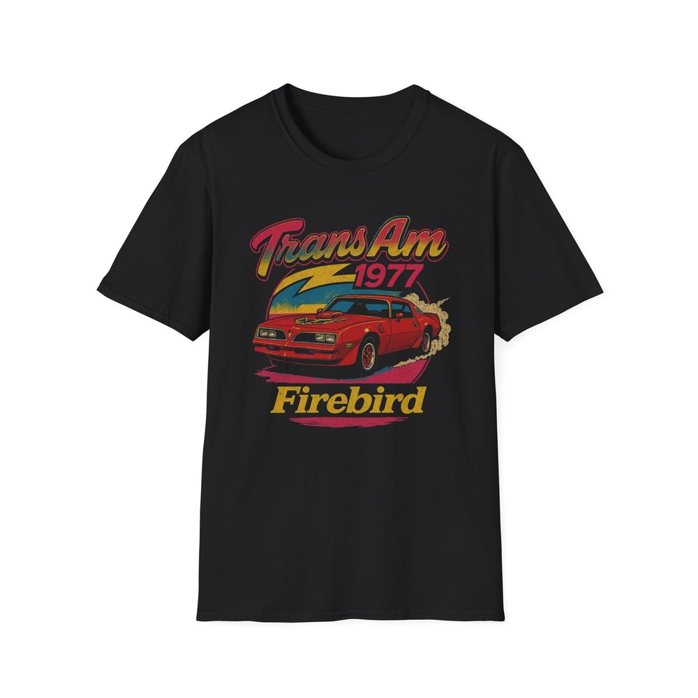 1977 Trans Am Firebird T-Shirt Muscle Car Retro Burnout Racing Tee