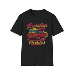 1977 Trans Am Firebird T-Shirt Muscle Car Retro Burnout Racing Tee