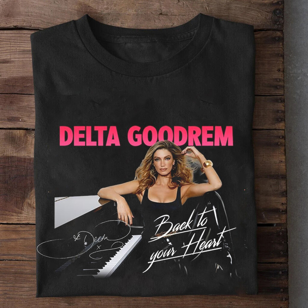 Delta Goodrem back to your heart Gift For Fan Black All Size Shirt HE1603