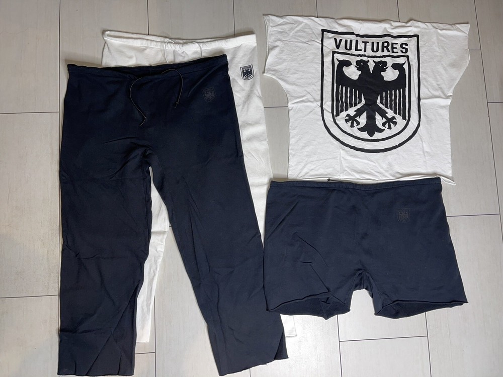 4PC Set ¥$ Kanye West Ye Ty Dolla Vultures White ShortSleeve Pants Shorts Sz ”1”