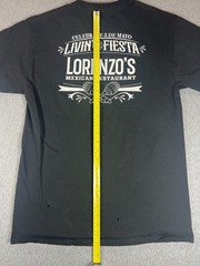 Lorenzo’s Mexican Restaurant T-Shirt Mens L Port & Company PC61 Chingon Fiesta