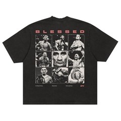COMBATWEAR Max Holloway UFC Boxy T-Shirt – Black