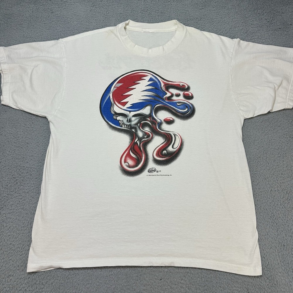 Vintage GRATEFUL DEAD Shirt Buzz Parker Melt Your Face 1994 SYF GDM Single Stitc
