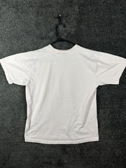 Adidas Originals Shirt Mens Medium White Trefoil Box Logo Graphic Sports Tee