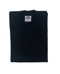 Pro5 Heavy Duty Crew Neck Men’s T Shirt Short Sleeve Black 100% Cotton M-XXL
