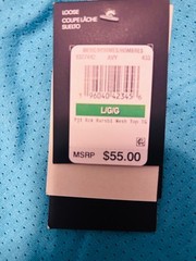 Under Armour Men’s Project Rock Reversible Mesh Tank Top Sz-M Blue And Black GYM