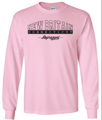 New Britain Connecticut State T-Shirt Long Sleeve Graphic Tee Unisex Apparel