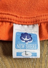 Vintage Egypt Graphic T Shirt Mens Large Orange Hieroglyphics Souvenir 90s Tee L