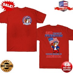 Double-Sides Buc Ee’s America 250 Anniversary T-Shirt repriint S-3XL
