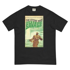 Doc Savage The Stone Man heavyweight t-shirt