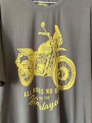Royal Enfield Men’s Himalayan Motorcycle Graphic T Shirt Sz XL Grey Biker NWT