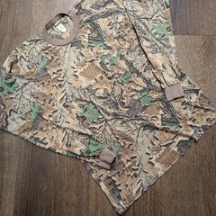 Vintage 90s Camo Pocket Longsleeve Single Stitch Longsleeve Tee Made In USA