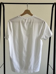 Prada Milano White T Shirt Mens Small Cotton Minimal Luxury Italy Tee