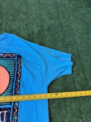 Vintage 90s LAMU ISLAND KENYA SUNSET T-Shirt XL Surfer Surf Wear Beach Tee