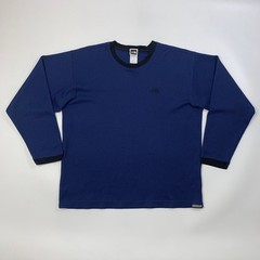 Vintage The North Face Shirt Mens Large Royal Blue Waffle Vaporwick Long Sleeve