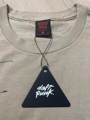 DAFT PUNK GEEKS RULE SILKSCREEN PRINTING T-SHIRT 02 Random Access Memories ver.