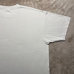 Vintage Y2K Blank T Shirt Mens XL Beige Cotton Basic Minimal Tee Anvil Tag
