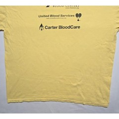Vintage Mash Bash Blood Drive Shirt Yellow Gildan Graphic XL Charity Event Tee