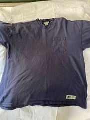 Lot of 3 Vintage 90s Russell Athletic Pro Cotton T-Shirts XL Distressed Jock Tag