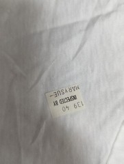 Never USED VINTAGE 70S JOCKEY V NECK T SHIRT SINGLE STITCH MADE IN USA L SOLID