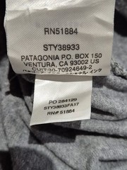 MENS PATAGONIA RESPONSIBILI-TEE SIZE XL