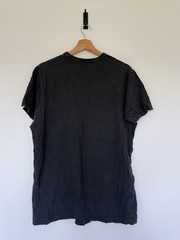 Diesel T Shirt Mens Large Black V Neck Cotton Logo Tee Y2K Casual