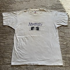 Vintage 90s Tech promo Be Fruitful Multiply Request Television TV Mens XL USA