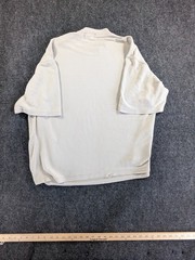 Per Lui Per Lei by Kukki Silk T Shirt Mens Large Beige Short Sleeve Crewneck