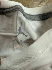 Men’s Nike Air Jordan Tee Shirt XL White Yellow Jumpman 582863-100