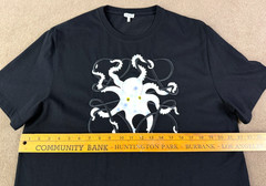 Authentic LOEWE Suna Fujita x LOEWE Octopus Embroidered Relaxed-Fit T-Shirt Sz L