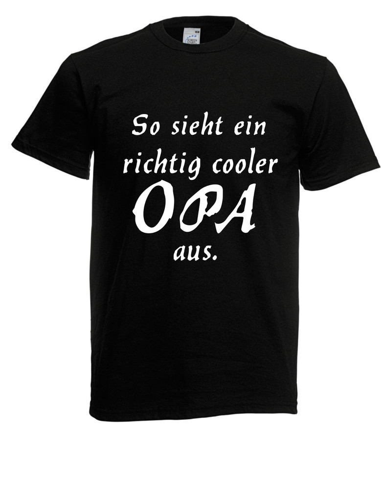 Herren T-Shirt Cooler Opa bis 5XL