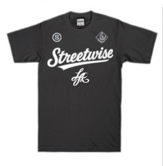 streetwise On The Field Graphic T-Shirt Black & Royal M-5XL