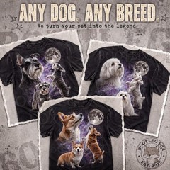 Custom Vintage Pet Photo Comfort Tee Personalized Animal Lover Gift Design